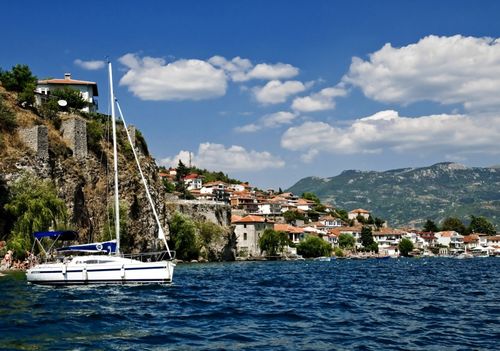 Македония, вид на Охрид